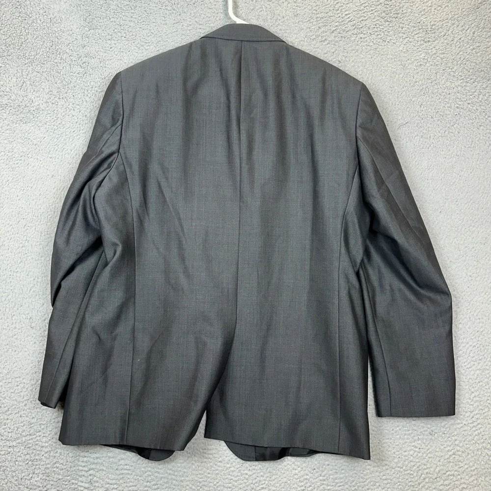 Torre Gavin AMF Charcoal Mohair Wool Blend 2 Piece Suit Mens 46R Jacket 42R Pant